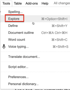 Google Docs: Not Research Tool... Explore! - Teacher Tech with Alice Keeler