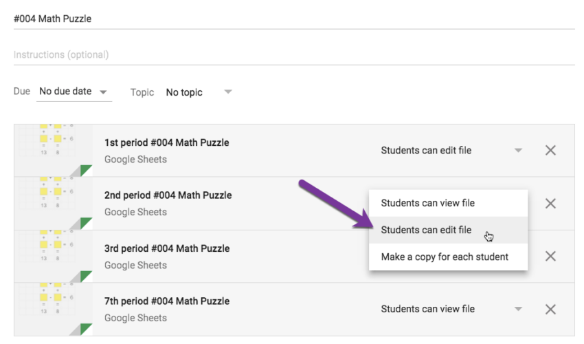 Google Apps: Create a Copy for EACH Class - Teacher Tech with Alice Keeler