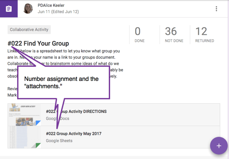 Auto Number Assignment Documents - Teacher Tech with Alice Keeler