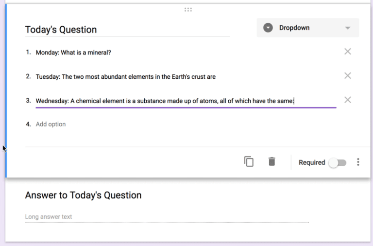 Google Forms: Reuse Your Bell Ringer - Teacher Tech with Alice Keeler