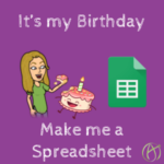 alice keeler birthday spreadsheet