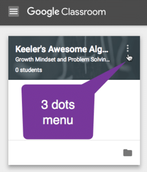 Google Classroom Rename Google Classroom: Edit Class Name - Teacher Tech with Alice Keeler