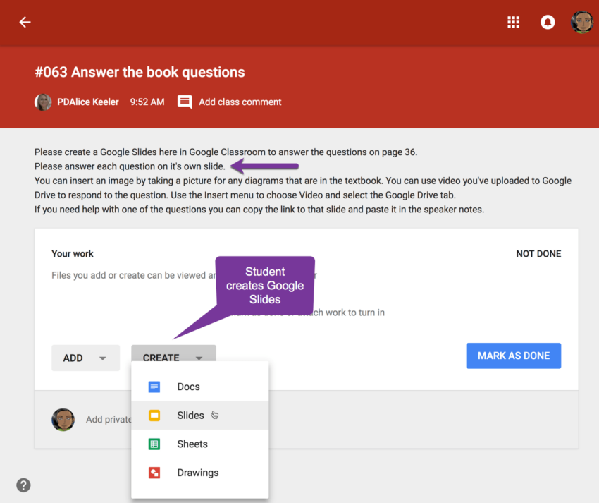 Google Slides to Link Help and Feedback - Teacher Tech with Alice Keeler