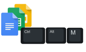 insert comments google apps