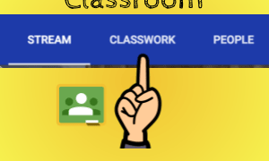 new google classroom classwork page