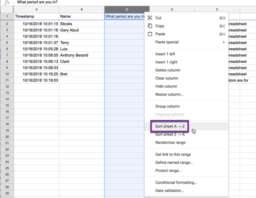 One Google Form for All Classes - Teacher Tech with Alice Keeler