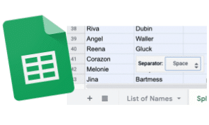 Split Text Google Sheets