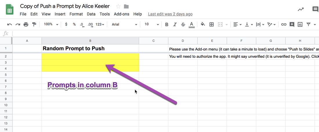 Push a Prompt to Slides - Teacher Tech with Alice Keeler