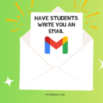 Green background with an envelope