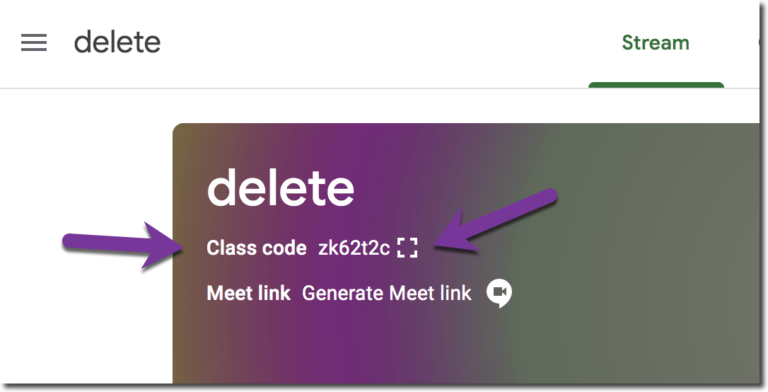 Google Classroom: Find the Class Code - Teacher Tech with Alice Keeler