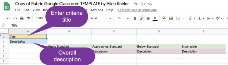 Add a Rubric to Google Classroom with Google Sheets - Teacher Tech with ...