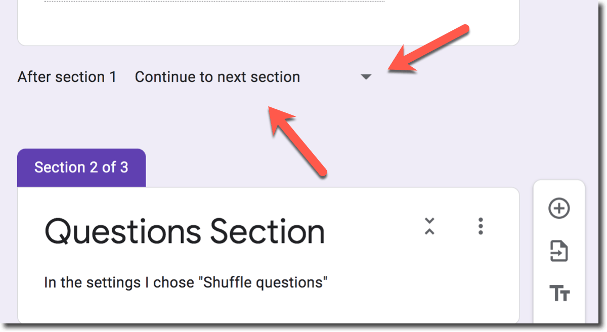 Google Forms: Adding Sections - Teacher Tech with Alice Keeler