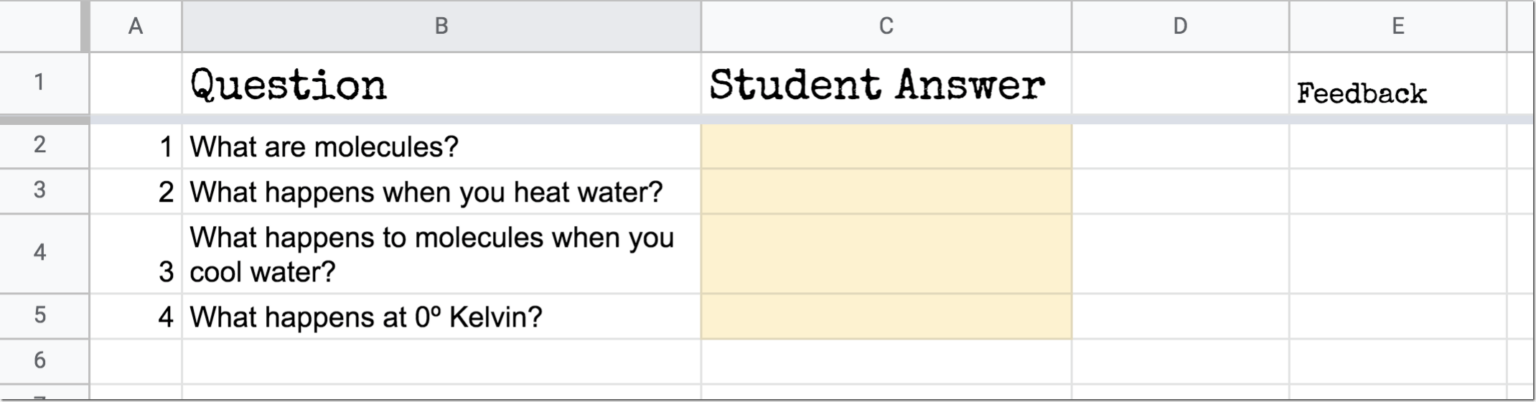 Make a Student Answer Sheet - Teacher Tech with Alice Keeler