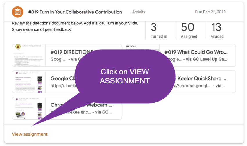 Google Classroom: Leave Feedback Screenshots - Teacher Tech with Alice ...
