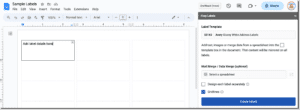 Free: Create Avery Address Labels in Google Docs