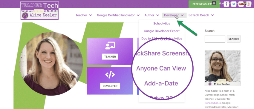 AnyoneCanView Chrome Extension updated!!! - Teacher Tech with Alice Keeler
