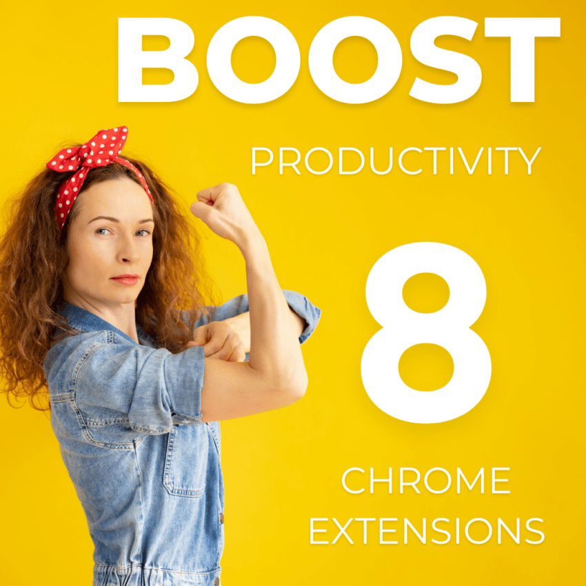 Chrome Extensions to Increase Your Productivity - Teacher Tech with ...