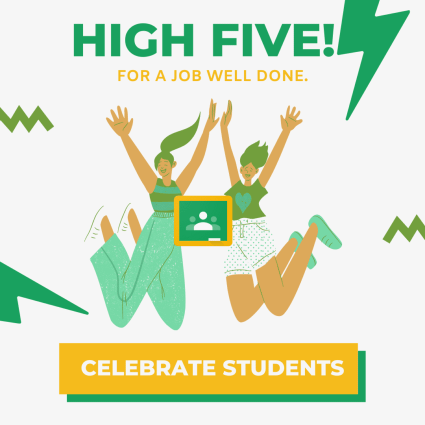 Google Classroom Send High Fives - Teacher Tech with Alice Keeler