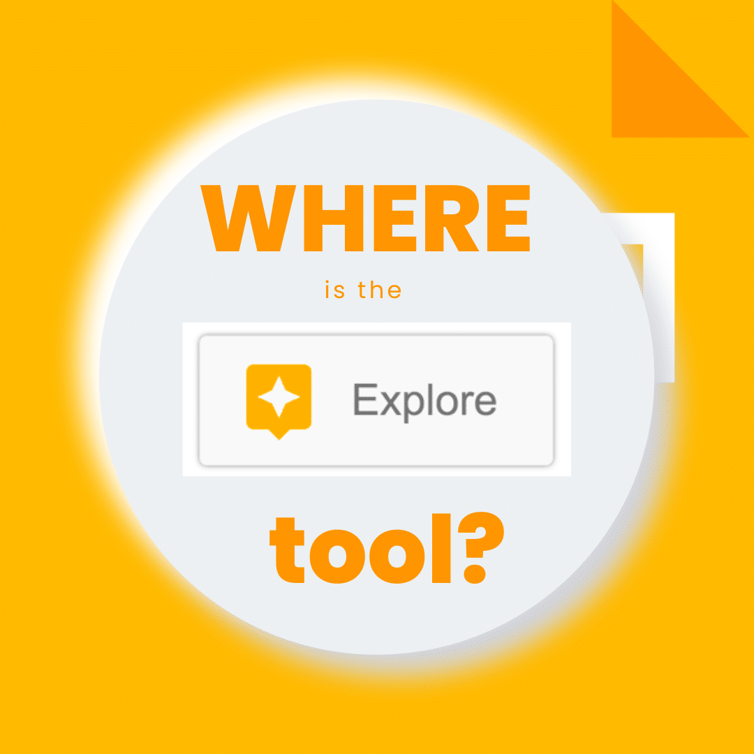 Where Did The Explore Tool Go In Google Slides 