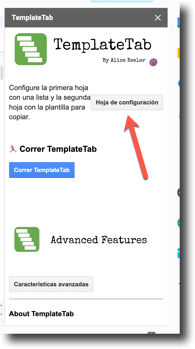 En Español: TemplateTab Para Colaboración Teacher Tech with Alice Keeler