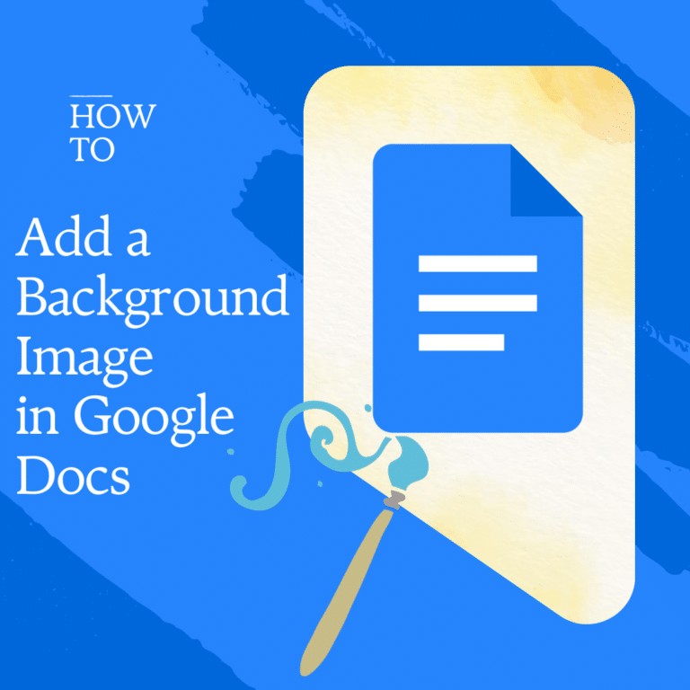 How to Add a Background on Google Docs - Teacher Tech with Alice Keeler