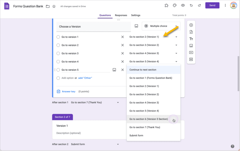 Creating Random Google Forms Quiz Versions - Teacher Tech with Alice Keeler