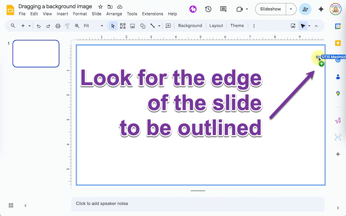 WOW! Google Sides Drag to Background - Teacher Tech with Alice Keeler