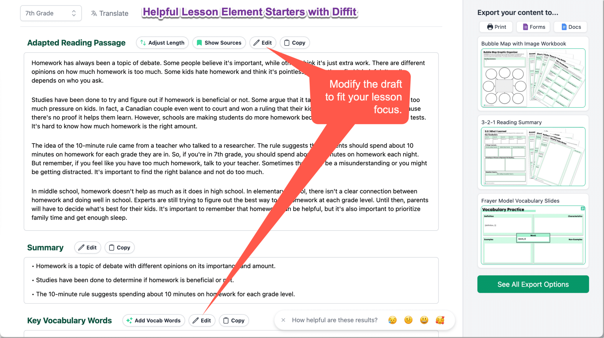 Diffit AI is AMAZINGLY Easy to Use - Teacher Tech with Alice Keeler