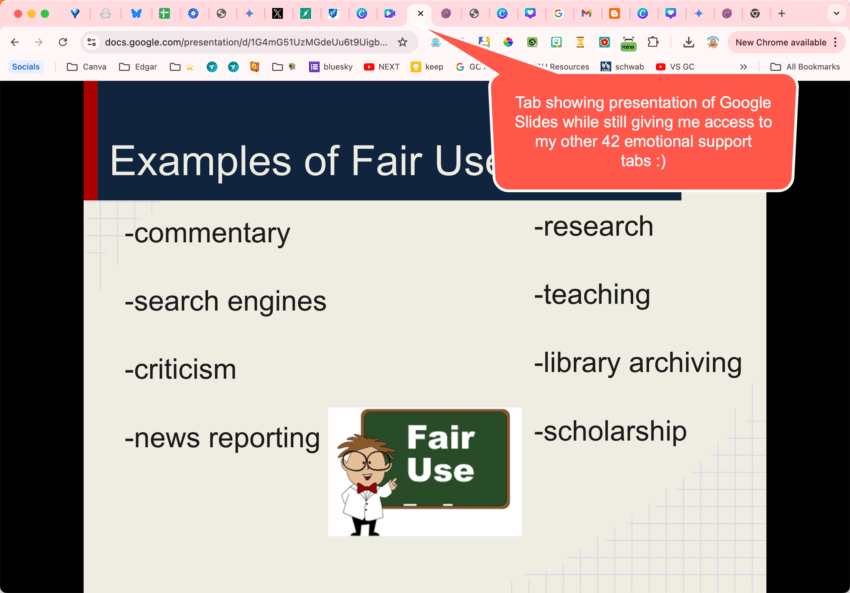 Present Google Slides NOT Full Screen - Teacher Tech with Alice Keeler