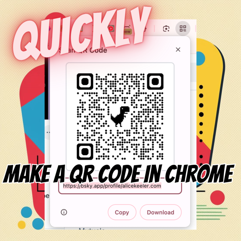 How to Quickly Make a QR Code - Teacher Tech with Alice Keeler