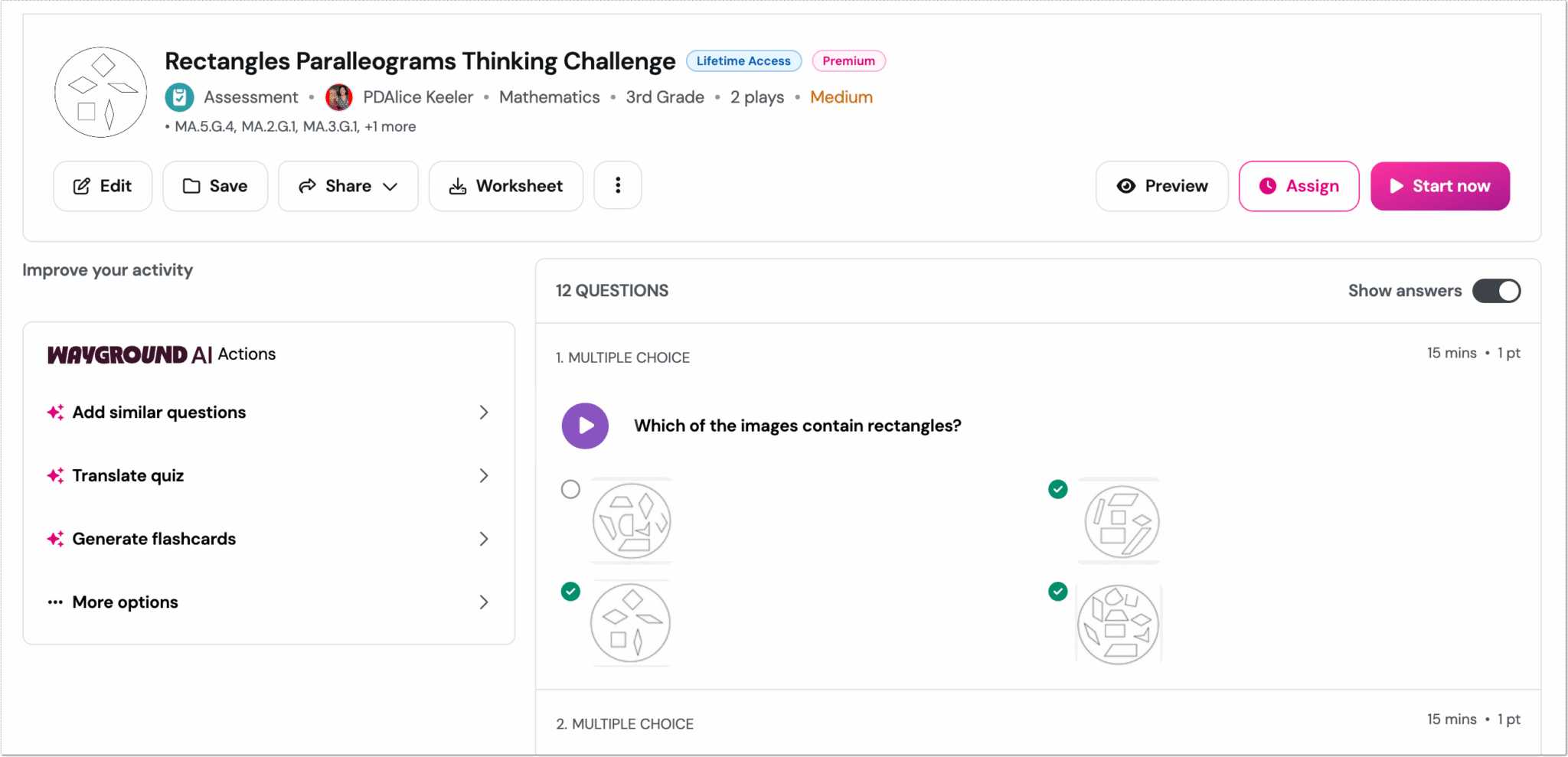 Way Ground Question Example How to Use Wayground (formerly Quizizz) - Teacher Tech with Alice Keeler